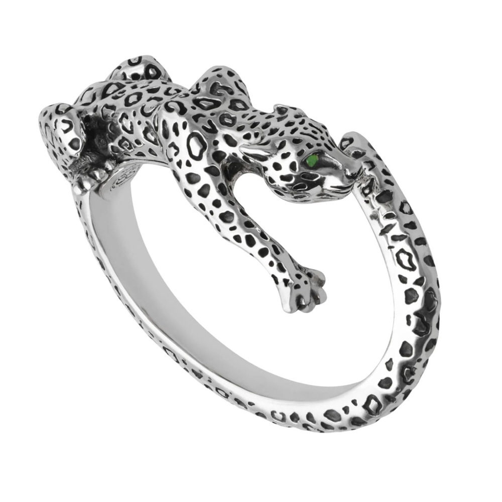 Talleres de los Ballesteros Mx
Brazalete Jaguar plata de ley con ojos Esmeralda - Picture 2 of 3